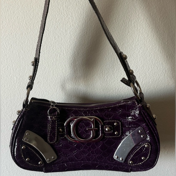 Purple Guess Handbag - Picture 1 of 4